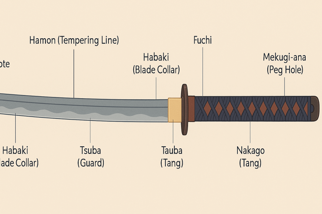 Parts of the Japanese&nbsp;sword